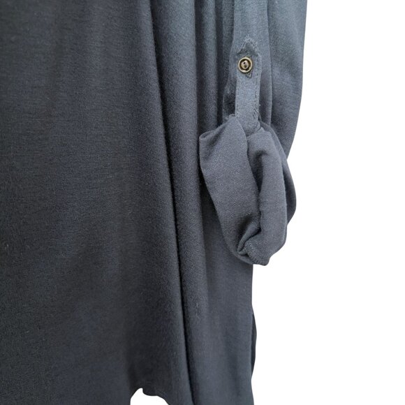 LUCKY BRAND Tunic Top Plus Size 2X Black Velvet Stretch Rayon Womens Evening NWT - Picture 13 of 14